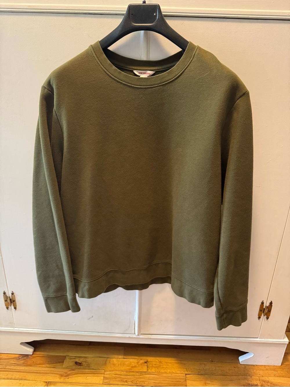 Joe Fresh Olive Green Crewneck Sweater womens L